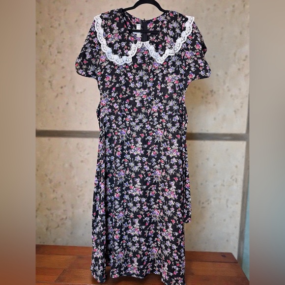 Jessica McClintock Dresses & Skirts - Vintage Jessica McClintock Gunne Sax Floral Cottagecore Dress